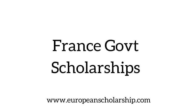 France Govt Scholarships