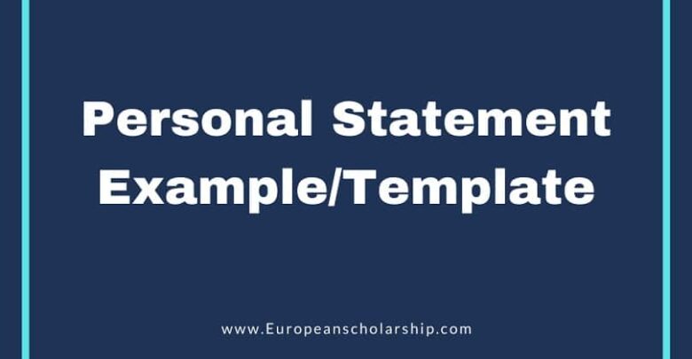 short personal statement sample