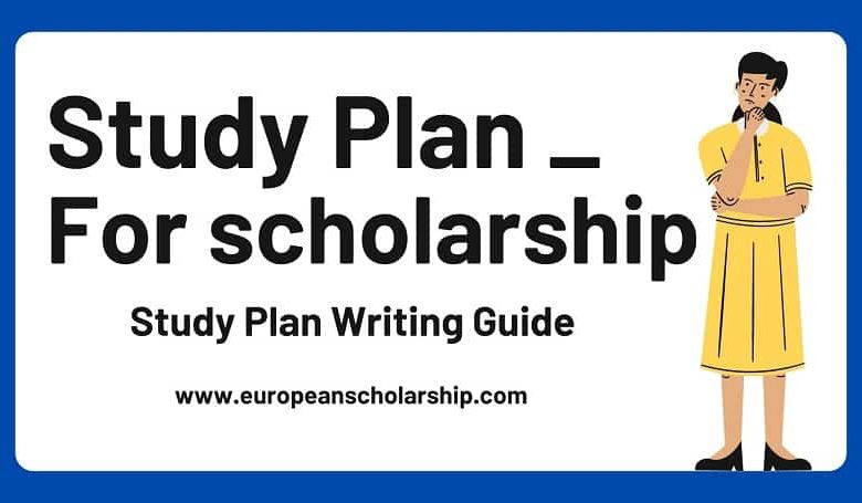 What Is A Study Plan Study Plan For A Scholarship