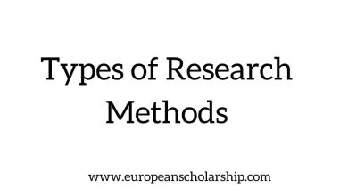 Types of Research Methods