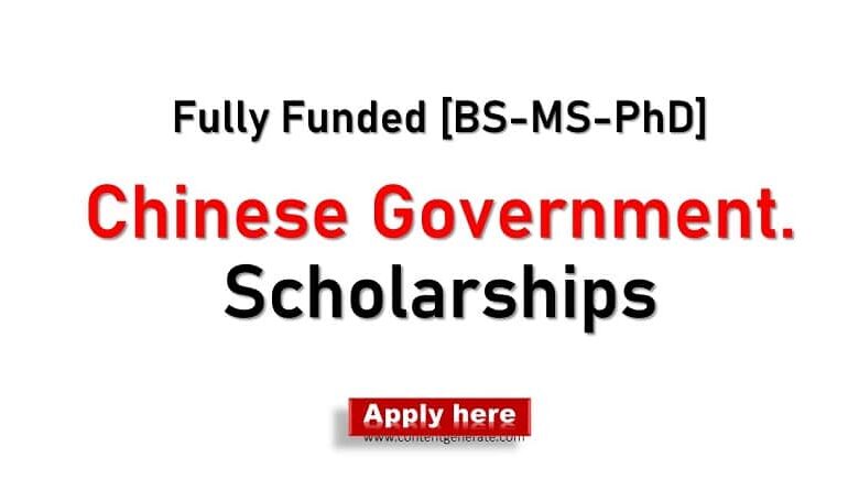 Chinese Govt. Scholarships