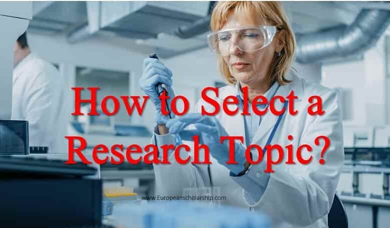 How to select a research Topic