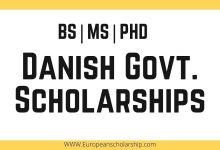 Danish Government Scholarship 2022