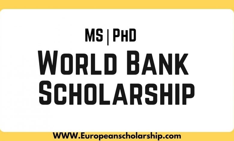 World Bank Graduate Scholarship 2023-2024