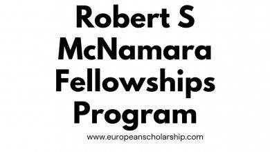 Robert S McNamara Fellowships Program