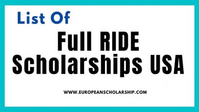 Full-Ride Scholarships 2023
