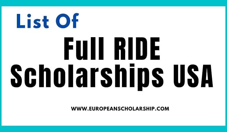Full-Ride Scholarships 2023