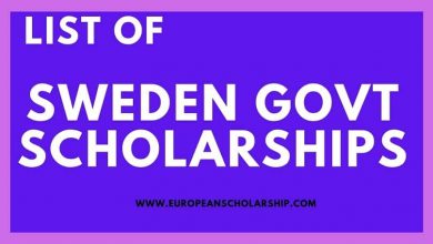 Sweden scholarships