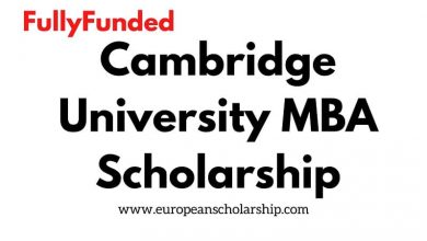 Cambridge University MBA Scholarship 2023