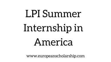 LPI Summer Internship in America