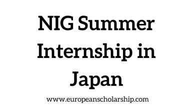 NIG Summer Internship in Japan
