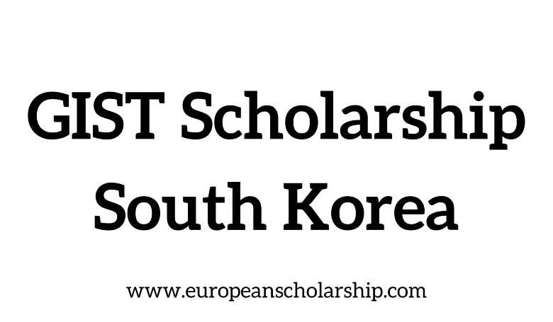 GIST Scholarship South Korea