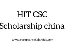 HIT CSC Scholarship china