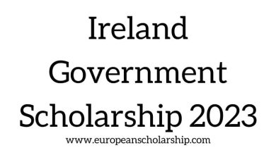 Ireland Government Scholarship 2023