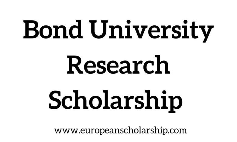 Bond University Research Scholarship