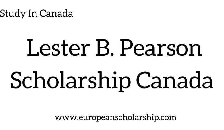 Lester B. Pearson Scholarship Canada