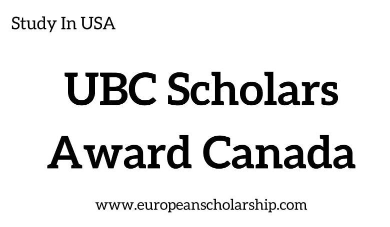 UBC Scholars Award Canada 2024