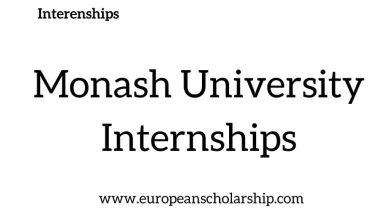 Monash University Internships