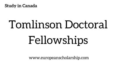Tomlinson Doctoral Fellowships
