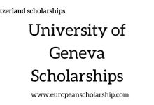 University of Geneva Scholarships