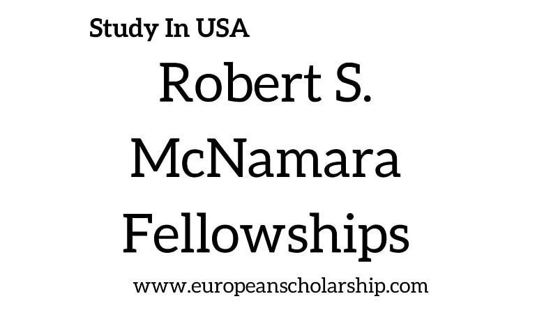 Robert S. McNamara Fellowships