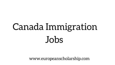 Canada Immigration Jobs