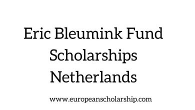 Eric Bleumink Fund Scholarships