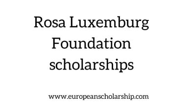 Rosa Luxemburg Foundation scholarships