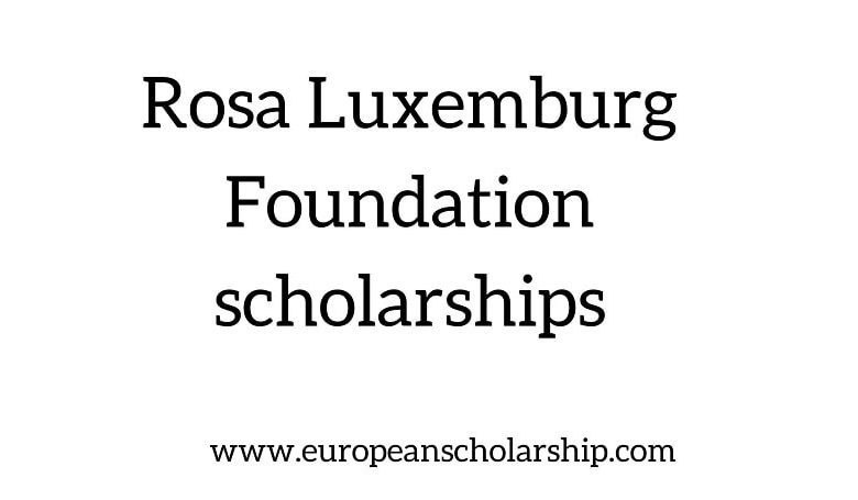 Rosa Luxemburg Foundation scholarships