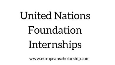 United Nations Foundation Internships