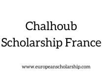 Chalhoub Scholarship France
