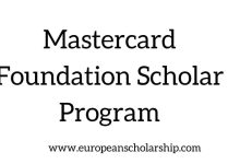 Mastercard Foundation Scholar Program