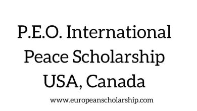 P.E.O. International Peace Scholarship