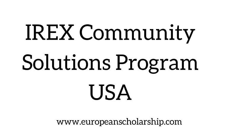IREX Community Solutions Program
