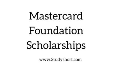 Mastercard Foundation Scholarships