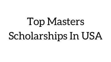 Top Masters Scholarships In USA
