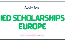 IED Scholarships In Europe